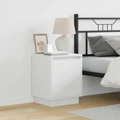 Immagine prodotto di vidaXL Comodino Bianco 39 x 34,5 x 50 cm Materiale a base di legno