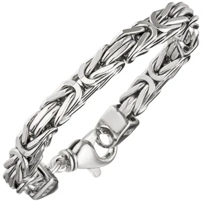 Produktbild von 7mm Königsarmband Armband Armschmuck aus 925 Silber 20cm Uni