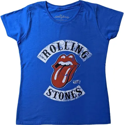 Produktbild von The Rolling Stones - "Tour ´78" T-Shirt für Damen RO5202 (L) (Blau)
