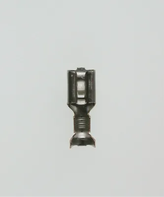 Produktbild von Flachsteckhülsen, Steckgröße 4,8 x 0,8mm unisoliert, mit Rastzunge Querschnitt 1,5mm² - 2,5mm² - 1 Stück