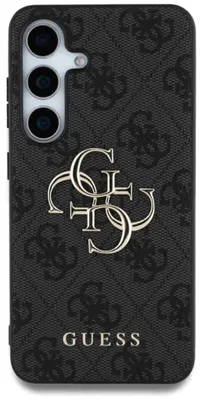 Produktbild von Guess Samsung Galaxy S25 Schutzhülle Cover Big 4G Logo Classic Schwarz