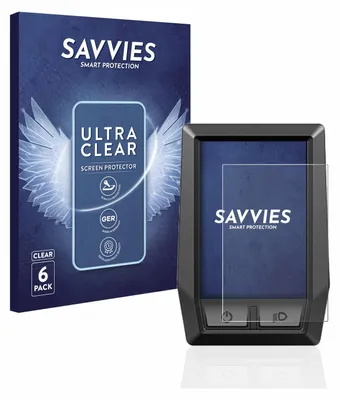 Produktbild von 6x Für Bosch Kiox Schutzfolie Savvies Displayschutz Display Schutz Folie Klar Transparent