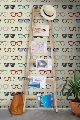 Produktbild von Coloray Fototapete 152x104 cm Latextapete Magicstick - Retro Glasseful.