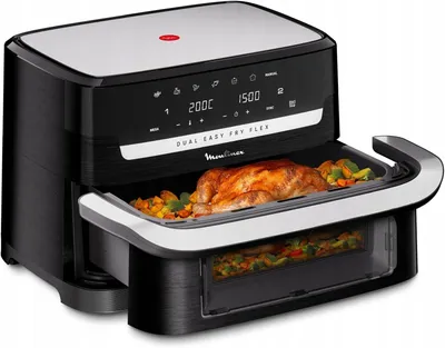 Obrázok produktu pre Moulinex EasyFry Dual Flex bezolejová fritéza 9 l, 7 programov EZ9228F0