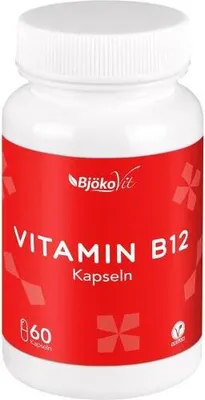 Obrázek produktu pro BjökoVit Vitamin B12 Vegi Capsules, 60 kapslí