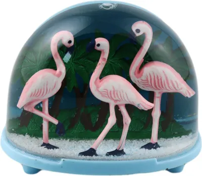 Produktbild von Schneekugel - Schüttelkugel - Flamingo