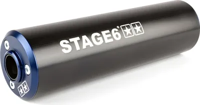 Image de Silencieux Stage6 50/80cc bleu noir support droit