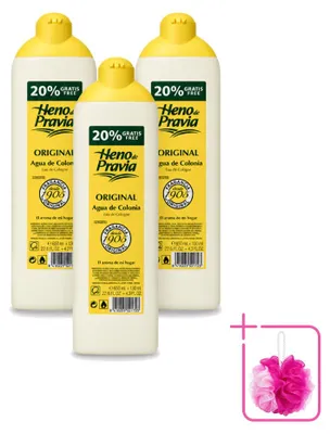 Productafbeelding van 3 x Heno de Pravia Cologne Original - 780 ml - Voordeelverpakking - 3 stuks