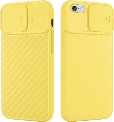 Produktbild von Cadorabo Hülle für Apple iPhone 6 / 6S Schutzhülle in Gelb TPU Cover Etui Kameraschutz