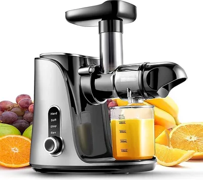 Immagine prodotto di Happyment Juicer - Spremiagrumi con display a LED - 500 ml - Antiscivolo - 2 velocità - Verticale