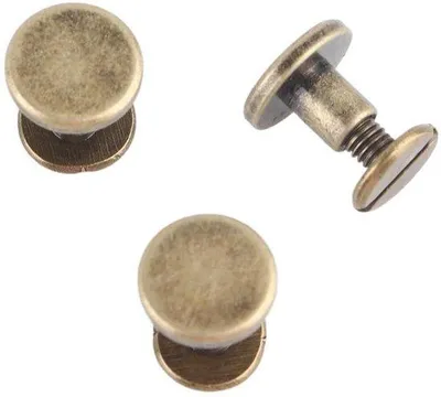 Productafbeelding van Set van 20 metalen nagels voor het decoreren van jassen en tassen, 6,5 mm