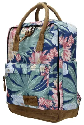 Produktbild von Kleiner Herren Damen Rucksack Kurierrucksack Laptop Tablet Fach Schule Uni Arbeit Marineblau