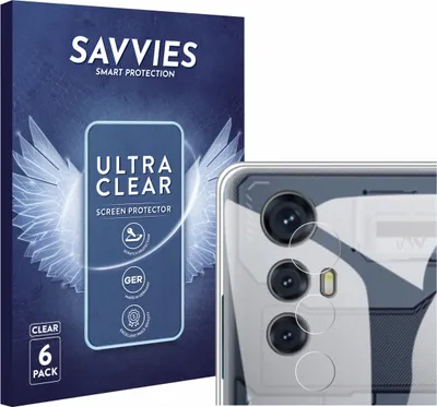 Produktbild von 6x Für Cubot Max 5 (NUR Kamera) Schutzfolie Savvies Displayschutz Display Schutz Folie Klar Transparent