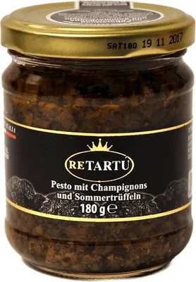 Produktbild von RETARTÙ Pesto mit Champignons und Sommertrüffeln 180g