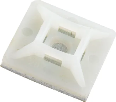 Produktbild von Klebesockel für Kabelbinder (Montagesockel) 3,6mm mit Sonderkleber aus Acrylat