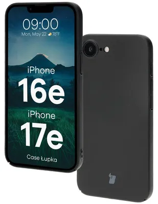 Produktbild von Bizon Case Slate für iPhone 16e, schwarz