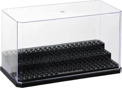Produktbild von Vitrine Minifiguren Vitrine, Acryl, stapelbar, Modellvitrine Minifiguren Bausteinvitrine, Acrylvitrine, staubdichte Vitrine für Spielzeug