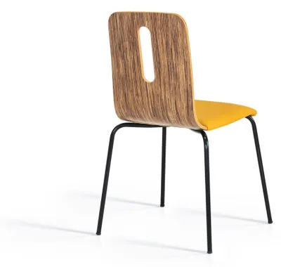 Immagine prodotto di Sedia gialla Design moderno Mobili d'arredamento Sedie da pranzo Nuovo
