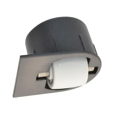 Produktbild von WAGNER Soft-Lenkrolle ROLLER-MINI STOPP LEICHT - Ø 15 mm, Gehäuse schwarz 30/Ø25 x 17/6 mm, Tragkraft 50 kg - 01707601