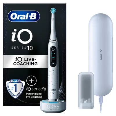 Obrázek produktu pro Oral-B iO Series 10 Stardust White magnetický kartáček
