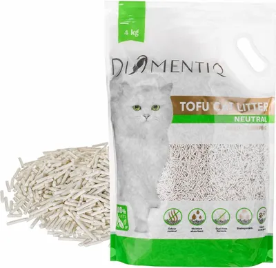 Produktbild von DIAMENTIQ 4 kg NATURAL -Tofu-Klumpstreu
