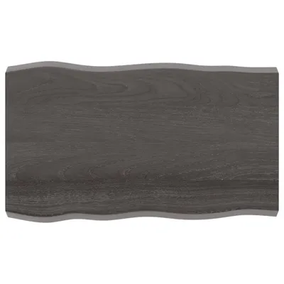 Produktbild von vidaXL Tischplatte 100x60x(2-6) cm Massivholz Behandelt Baumkante