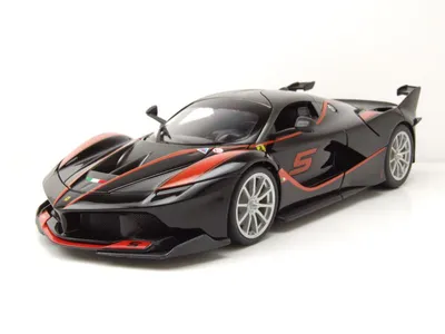 Produktbild von BBURAGO Ferrari FXX K, Supersportwagen-Modell, Vormontiert, 1:18, Ferrari FXX K, Unisex, Metall, Kunststoff