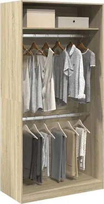 Obrázek produktu pro vidaXL Šatní skříň Sonoma Dub 100x50x200 cm výrobek ze dřeva