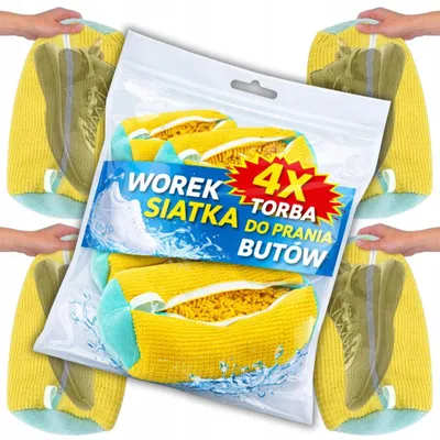 Produktbild von 4x Mikrofaser-Wäschebeutel für Schuhe PRO