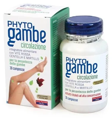 Produktbild von PHYTO PHYTOGAMBE Nahrungsergänzungsmittel, 30 Tabletten, zur Unterstützung der Mikrozirkulation und zum Zellschutz