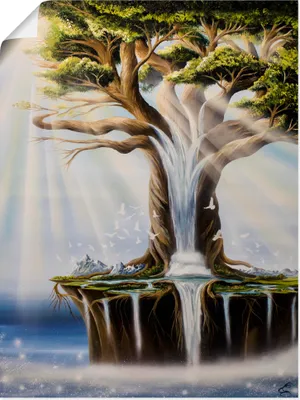 Produktbild von ARTland Poster Traumbaumwelt Größe: 90x120 cm