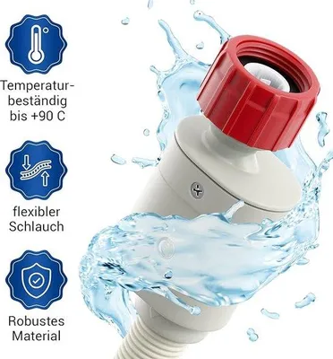 Immagine prodotto di Tubo di alimentazione dell'acqua da 2,5 m per lavatrice