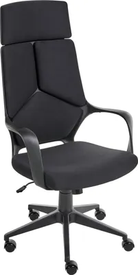 Produktbild von BELIANI Bürostuhl Schwarz Stoffbezug Höhenverstellbar Drehbar mit Armlehnen Bremsbaren Rollen Modern Arbeitszimmer Drehstuhl Arbeitsstuhl