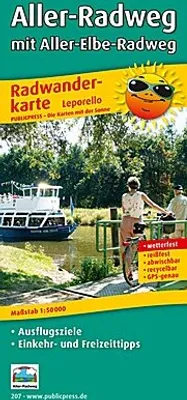Produktbild von Radwanderkarte Aller-Radweg mit Aller-Elbe-Radweg 1 : 50 000