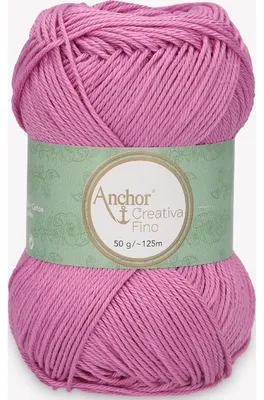 Immagine prodotto di Anchor Creativa Fino – filato di cotone per uncinetto (colore 0398P)