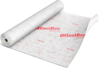Produktbild von Isolbau Unterspannbahn Dach SPB 100, 75 m? Rolle (1,5 x 50 m) - Dachfolie mit 100 g/m? Flächengewicht - Dampfdurchlässige Unterdeckbahn, wasserdicht und witterungsbeständig