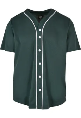 Produktbild von Urban Classics - MESH BASEBALL Shirt bottle green - M