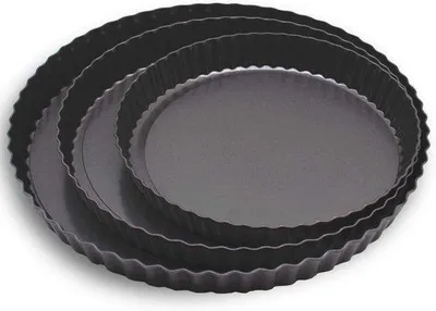 Produktbild von Famanu Set von 3 Tortenformen mit Hebeboden - 20/24/28 cm, rund, antihaftbeschichtet