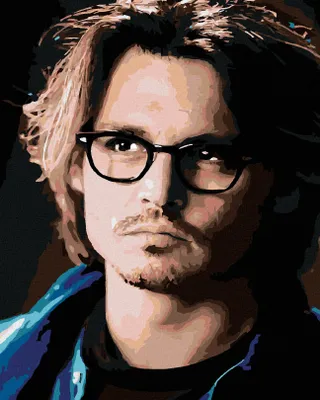 Immagine prodotto di Zuty - Dipinto con diamanti - JOHNNY DEPP, 40x50 cm, senza cornice e senza tela