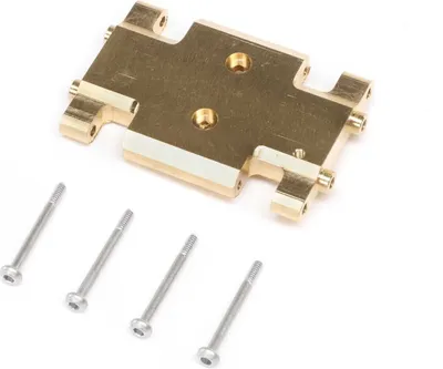 Produktbild von Axial Chassis Skid Plate, Brass 19.5g AX24