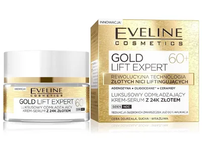 Obrázek produktu pro Eveline Cosmetics Gold Lift Expert – pleťový krém, hydratace, regenerace