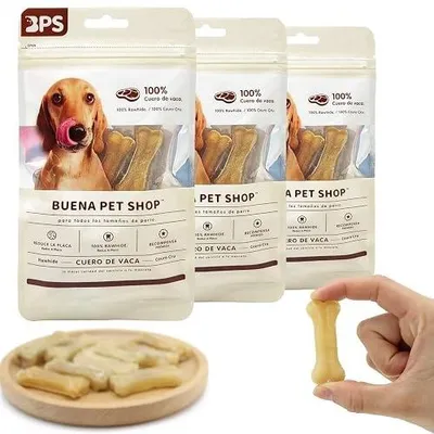 Zdjęcie produktu dla Kości do żucia dla psów prasowane skóra bydlęca 24 szt. 5 cm