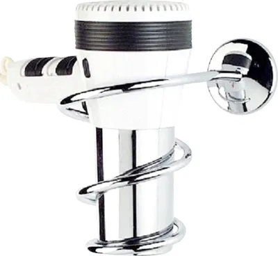 Produktbild von Haartrockner Halter Fönhalter Fön Halterung Föhn Wandhalterung Metall verchromt