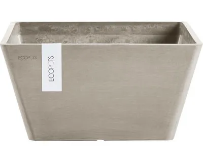 Image de Pot de fleurs Ecopots Berlin 40 - L 41 cm x l 41 cm x H 18 cm - Intérieur et extérieur