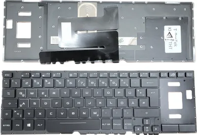 Produktbild von DEUTSCHE-Tastatur Keyboard kompatibel für Asus ROG Zephyrus GX501VI-GZ020T