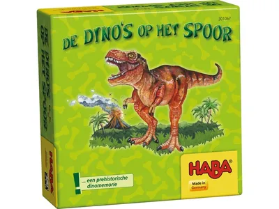 Image de Jeu de mémoire Les dinosaures sur la piste (NL)