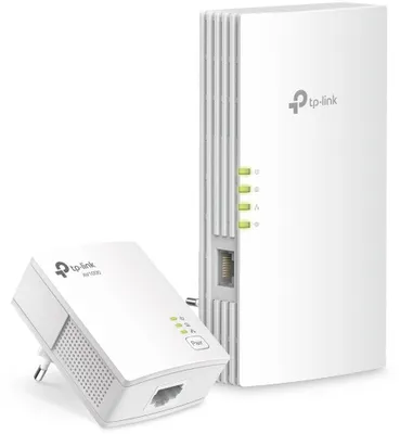 Obrázek produktu pro TP-Link TL-WPA7817 KIT, 1000 Mbit/s, IEEE 1901, IEEE 802.11a, IEEE 802.11ac, IEEE 802.11ax, IEEE 802.11b, IEEE 802.11g, IEEE 802.11n,..., Typ E, Gigabit Ethernet, 10,100,1000 Mbit/s, Wi-Fi 6 (802.11ax)