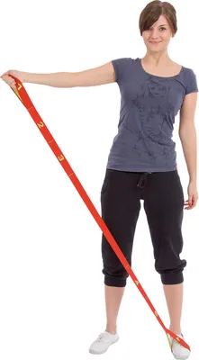 Produktbild von Cimax 6 Übungsband Widerstandsband Gymnastikband Fitnessband bis 10kg Widerstand