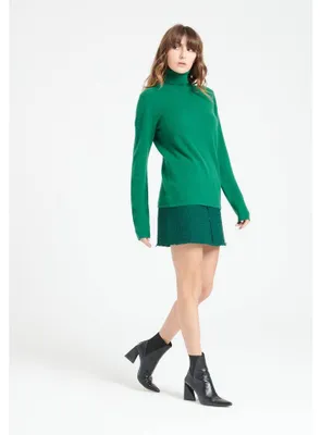 Produktbild von Studio Cashmere8 Damenpullover mit Rollkragen LILLY 3 - Smaragdgrün - Größe S