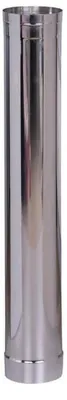 Produktbild von Edelstahl-Ofenrohr 350 mm × 100 cm, einwandig – Kamininox